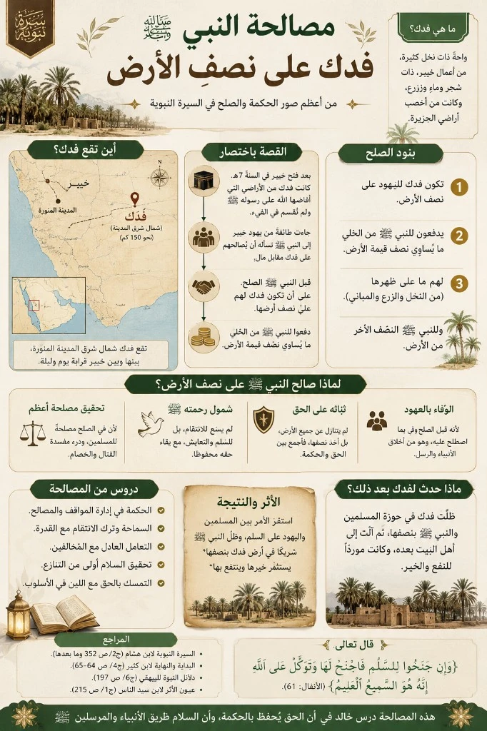 صلح فدك على نصف الأرض
