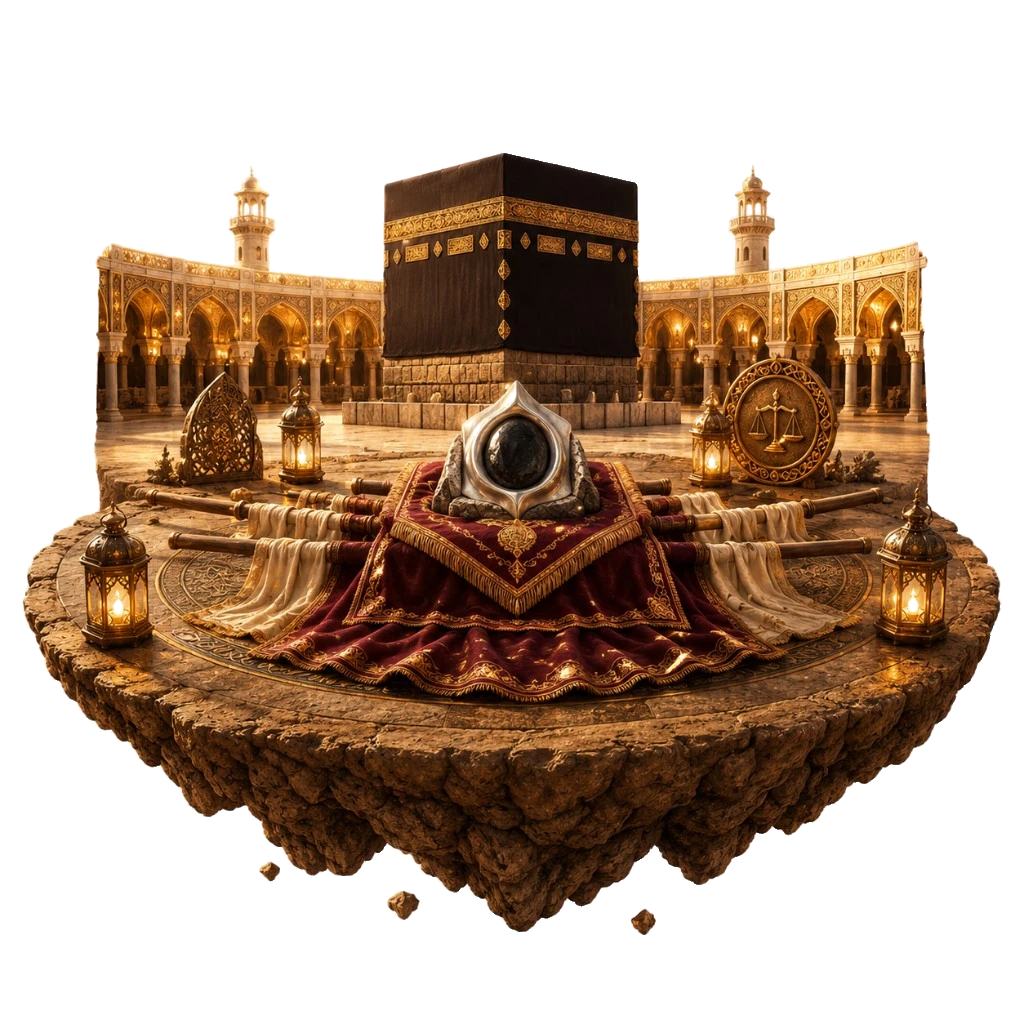 تحكيم النبي ﷺ في وضع الحجر الأسود