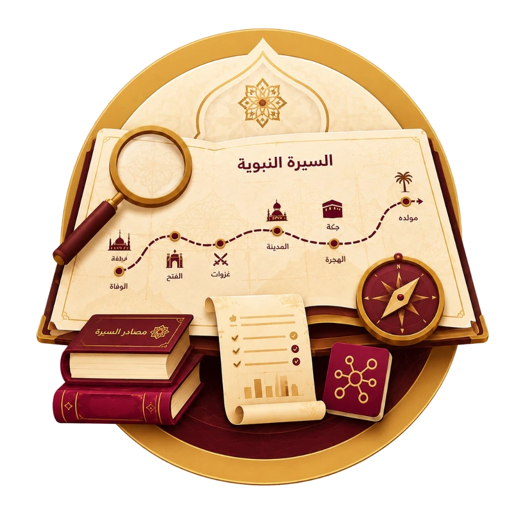 رسم يوضح مخبر السيرة النبوية